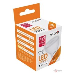 Avide LED Spot Alu+plastic 4W GU10 110°