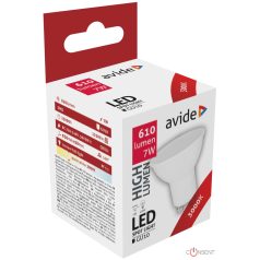 Avide LED Spot Alu+plastic 7W GU10 110°