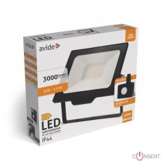 Avide LED Reflektor SMD 30W NW 4000K Opc.PIR