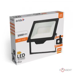 Avide LED Reflektor SMD 50W NW 4000K Opc.PIR