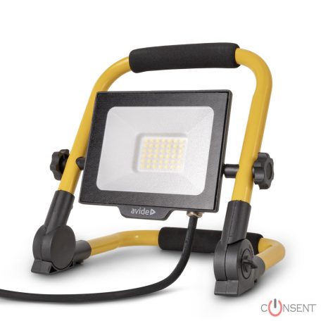 Avide LED Reflektor Slim SMD 30W állványos 1.5m NW 4000K