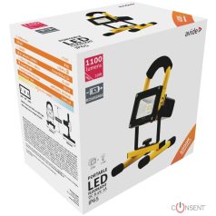 Avide LED Akkumulátoros Reflektor 120° N