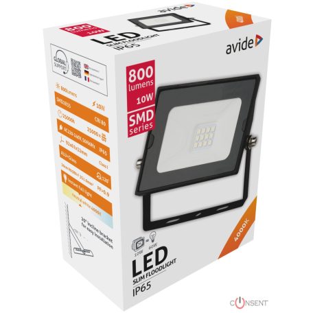 Avide Slim LED SMD Reflektor 120° NW 400