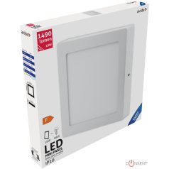 Avide LED Falra Szerelhető Négyzetes Mennyezeti Lámpa ALU 18W CW 6400K