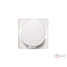 101 egypólusú kapcsoló, 10A 250V, keret nélkül, fehér