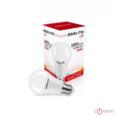 Asalite LED Izzó A60 gömb E27 12W 3000K (1055 lumen)