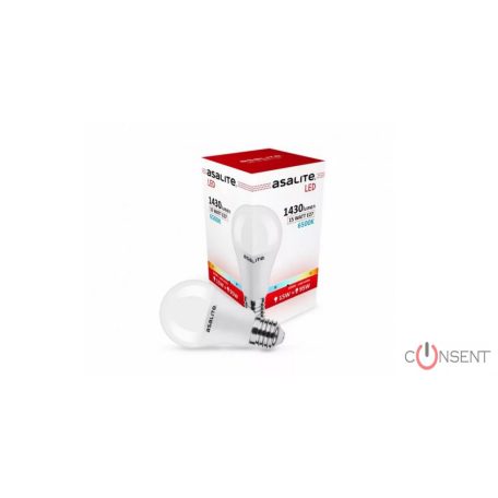 Asalite LED Izzó A65 gömb E27 15W 6500K (1430 lumen)