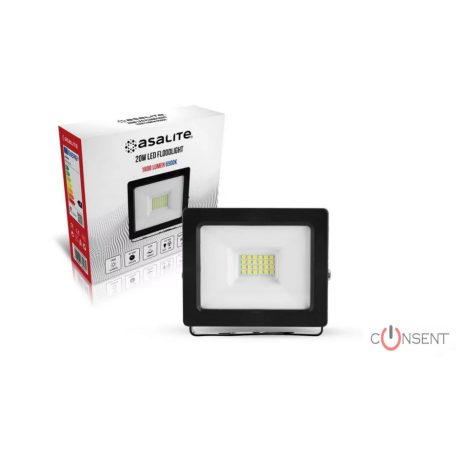 Asalite LED Reflektor Slim 20W 6500K (1600 lumen)