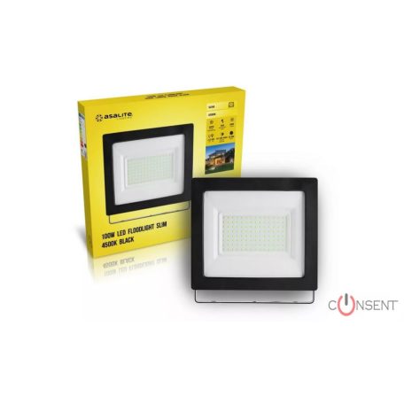 Asalite LED Reflektor Slim 100W 4500K (9000 lumen)