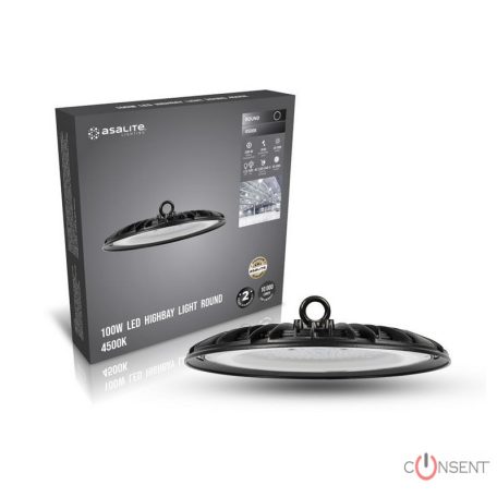 Kép1: Asalite Prémium LED Csarnokvilágító 100W 4500K (10000 lumen)