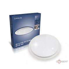 Kép1: Asalite LED Mennyezeti Lámpa LINDA 36W 3000K(3240 lumen)Kerek/Csillagos Gyűrűvel