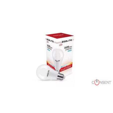 Asalite LED Izzó A65 gömb E27 15W 4000K (1620 lumen)