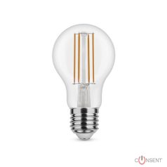 Kép1: Asalite LED Izzó A60 filament gömb E27 7W 2700K (806 lumen)