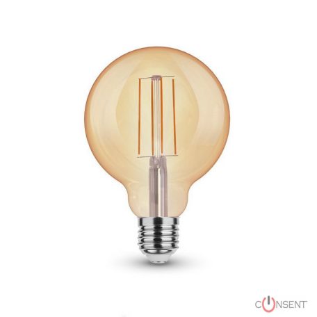 Kép1: Asalite LED Izzó G95 filament E27 7W 2000K (650 lumen)