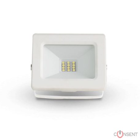 Kép6: Asalite LED Fehér Reflektor Slim 10W 4500K (900 lumen)