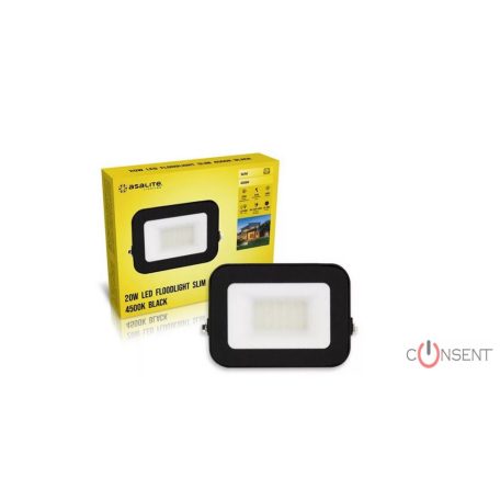 Asalite LED Reflektor Slim 20W 4500K (1800 lumen)