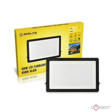 Kép1: Asalite LED Reflektor Slim 300W 4500K (27000 lumen)