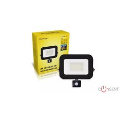 Asalite LED Reflektor Slim 20W 4500K (1800 lumen) + Mozgásérzékelő Szenzor