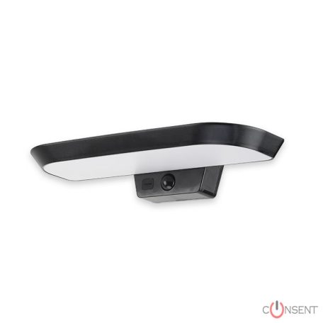 Kép2: Asalite LED Napelemes Kültéri Lámpa IP54 6W CCT (600 lumen) Ovális + Szenzor