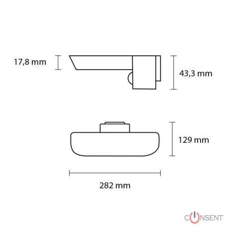 Kép5: Asalite LED Napelemes Kültéri Lámpa IP54 6W CCT (600 lumen) Ovális + Szenzor
