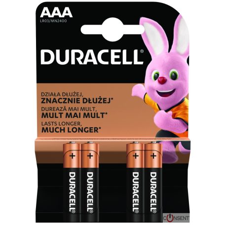 DB-AAA-B4 DURACEL BASIC MICRO 4DB