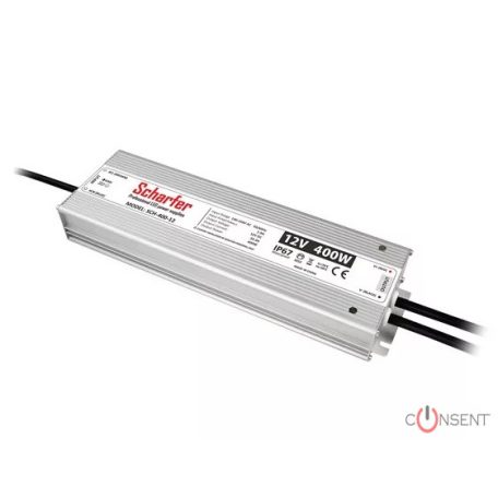 Scharfer 400W 12V 33.3A IP67 LED tápegység (SCH-400-12)